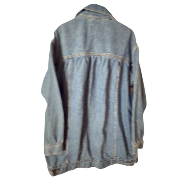 Levi’s x GANNI Oversized Denim Jacket Size M Rare Collab Limited Edition - Picture 6 of 11